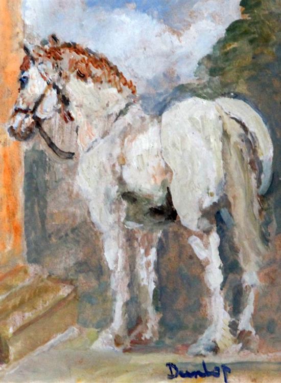 Ronald Ossory Dunlop (1894-1973) Study of a horse 7.5 x 5.5in.